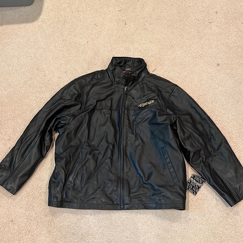Guinness Leather Jacket (size xxxl)